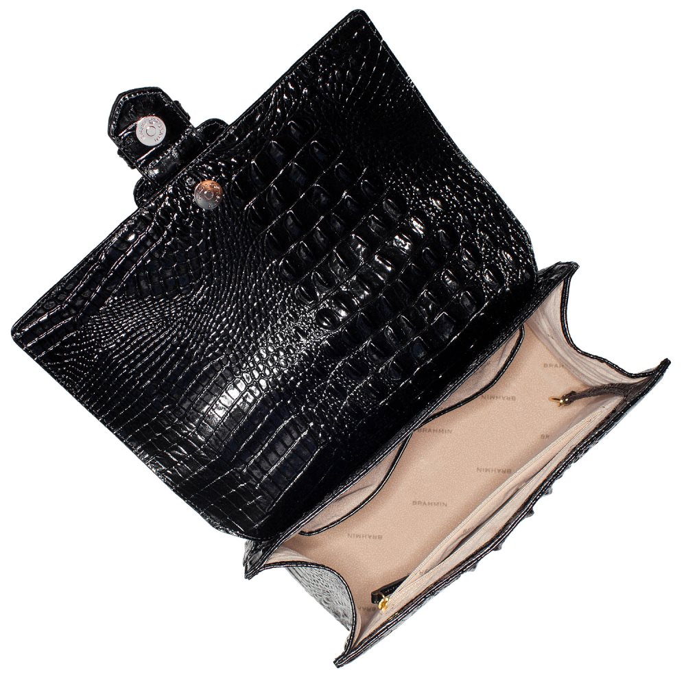 Brahmin Medium Francine Black Melbourne ID:Brahmin-202932