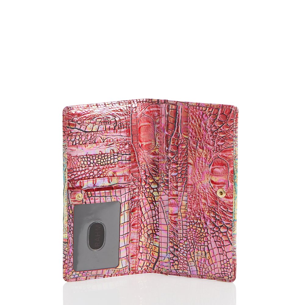 Brahmin Ady Wallet Dragonfruit Ombre Mini Melbourne ID:Brahmin-203683