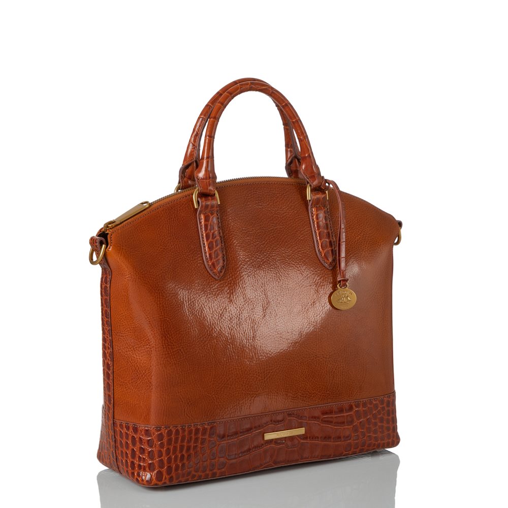 Brahmin Large Duxbury Satchel Butterscotch Laurence ID:Brahmin-202538