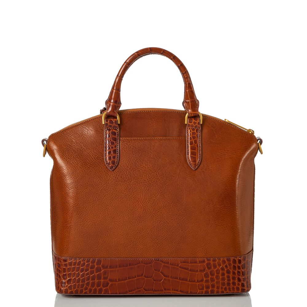 Brahmin Large Duxbury Satchel Butterscotch Laurence ID:Brahmin-202538