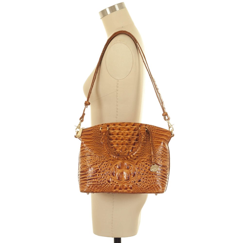 Brahmin Duxbury Satchel Dark Rum Melbourne ID:Brahmin-203048