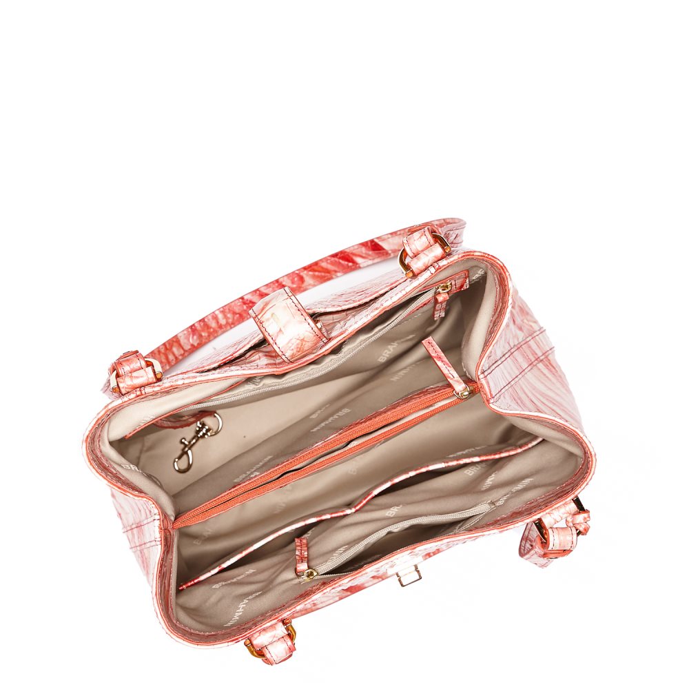 Brahmin Fiora Pink Flamingo Melbourne ID:Brahmin-203511