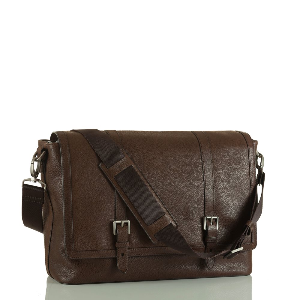 Brahmin Mason Messenger Cocoa Brown Manchester ID:Brahmin-202658