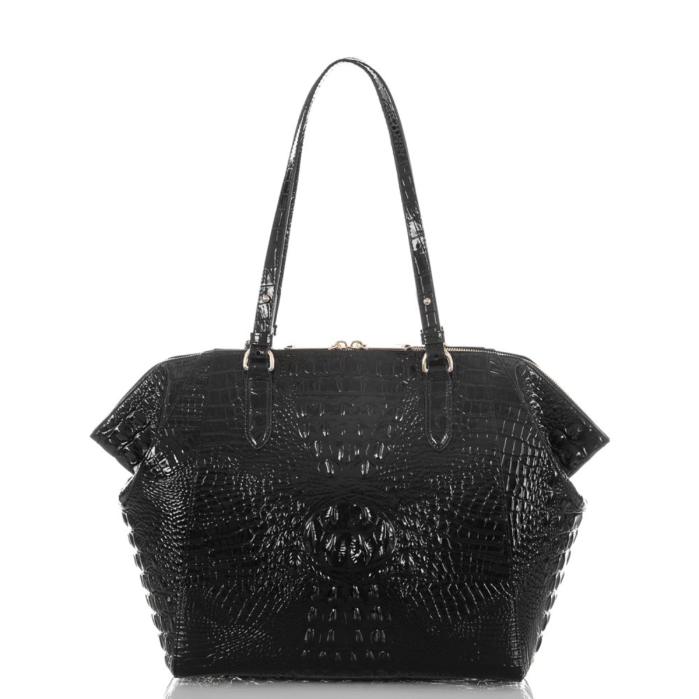 Brahmin Medium Camila Black Melbourne ID:Brahmin-202716