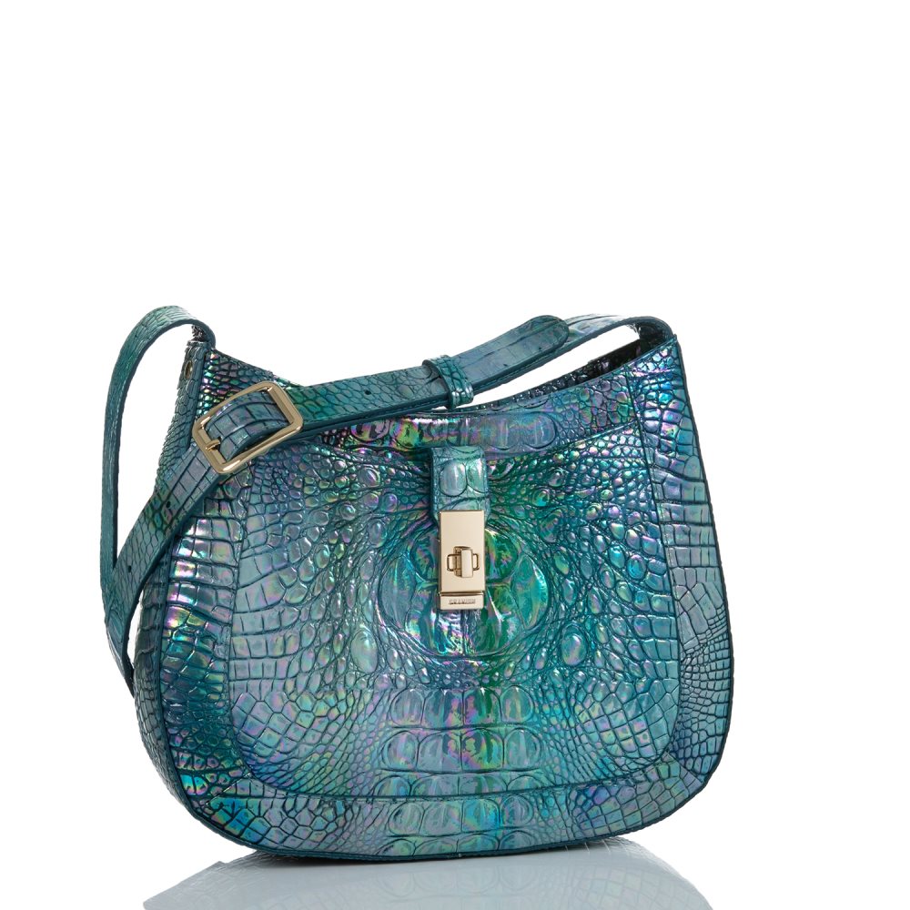 Brahmin Small Johanna Blue Topaz Melbourne ID:Brahmin-203295