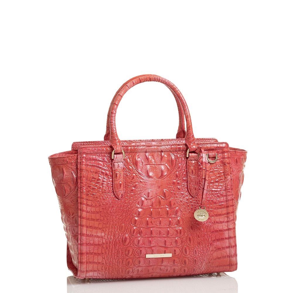 Brahmin Aubree Punchy Coral Melbourne ID:Brahmin-203007