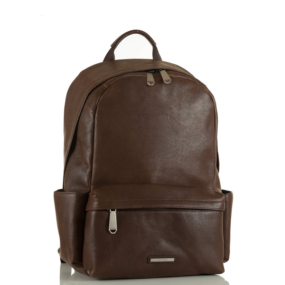 Brahmin Marcus Backpack Cocoa Brown Manchester ID:Brahmin-202665