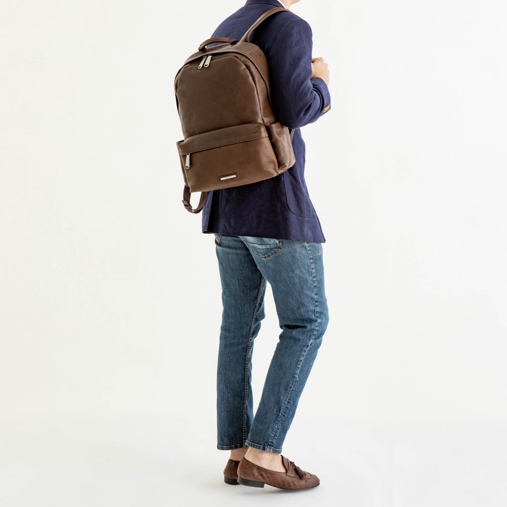 Brahmin Marcus Backpack Cocoa Brown Manchester ID:Brahmin-202665
