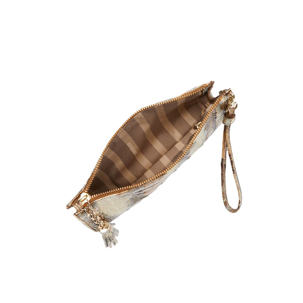 Brahmin Millie Wristlet Caribou Melbourne ID:Brahmin-203251