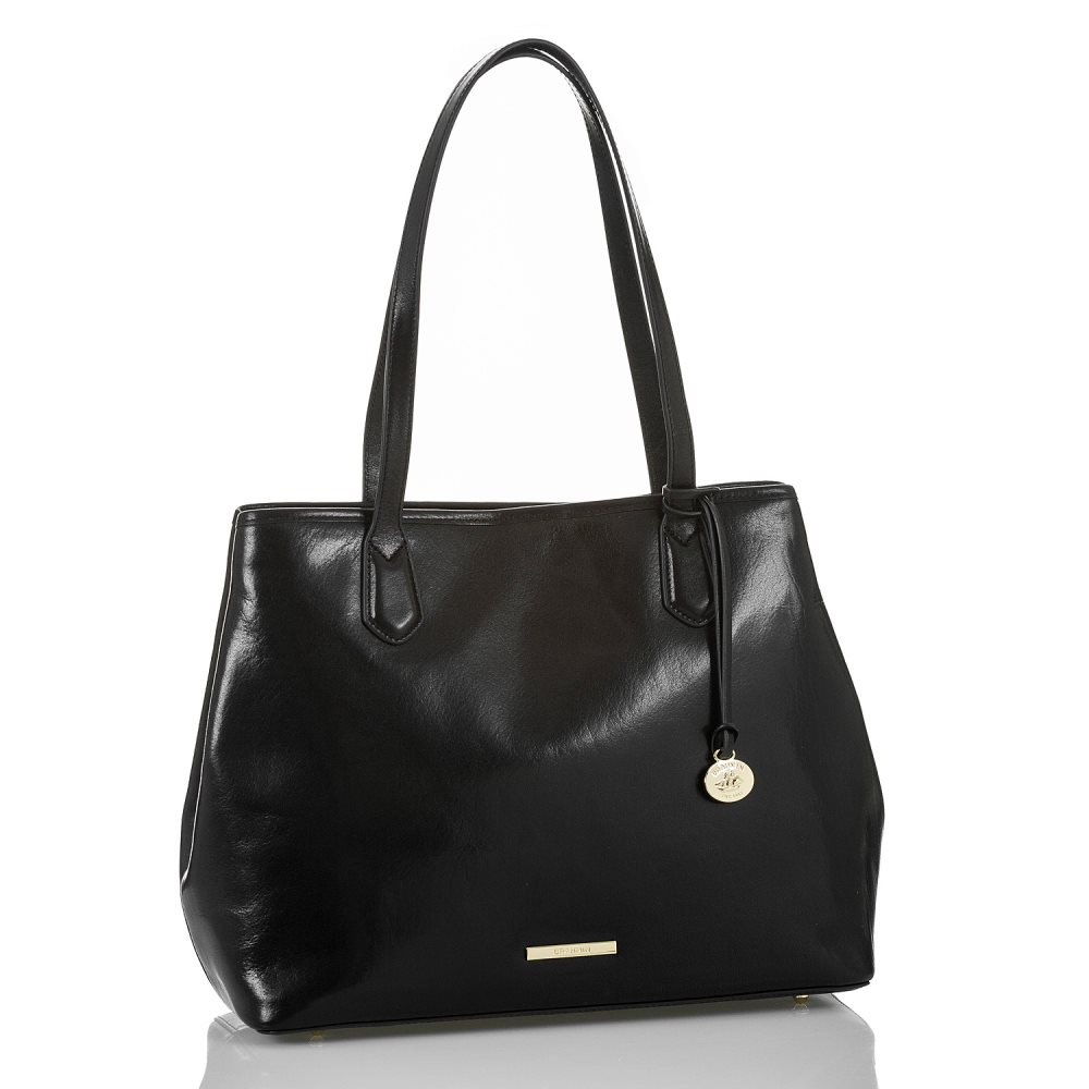 Brahmin Medium Julian Black Topsail ID:Brahmin-202504