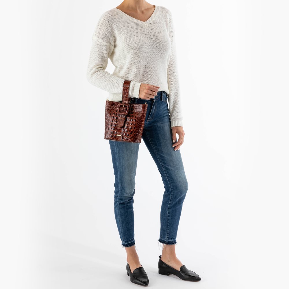 Brahmin Luxe Faith Black Topsail ID:Brahmin-203474