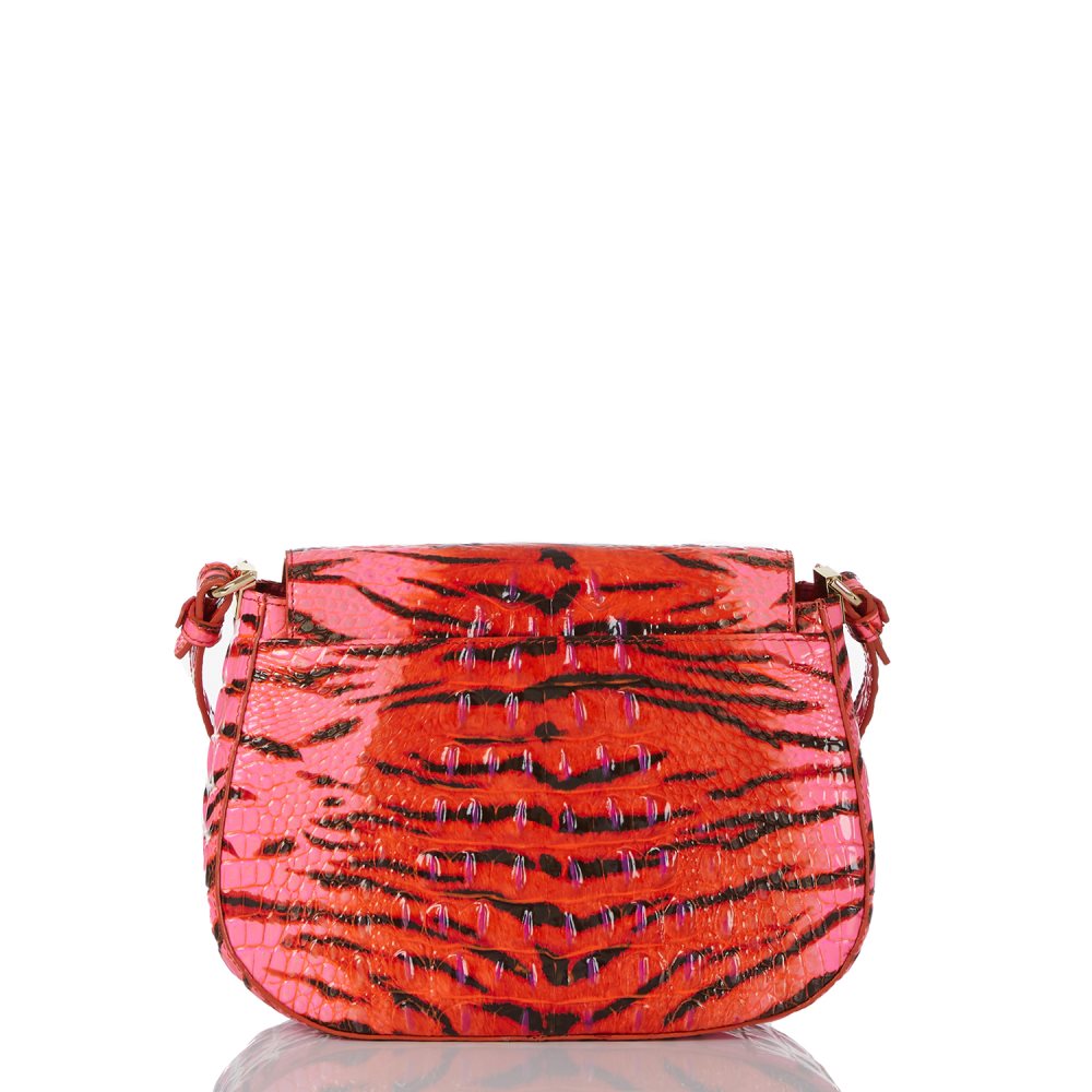 Brahmin Small Nadine Pink Feline Ombre Melbourne ID:Brahmin-203355