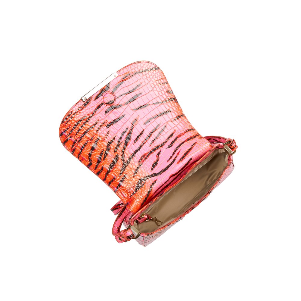 Brahmin Small Nadine Pink Feline Ombre Melbourne ID:Brahmin-203355