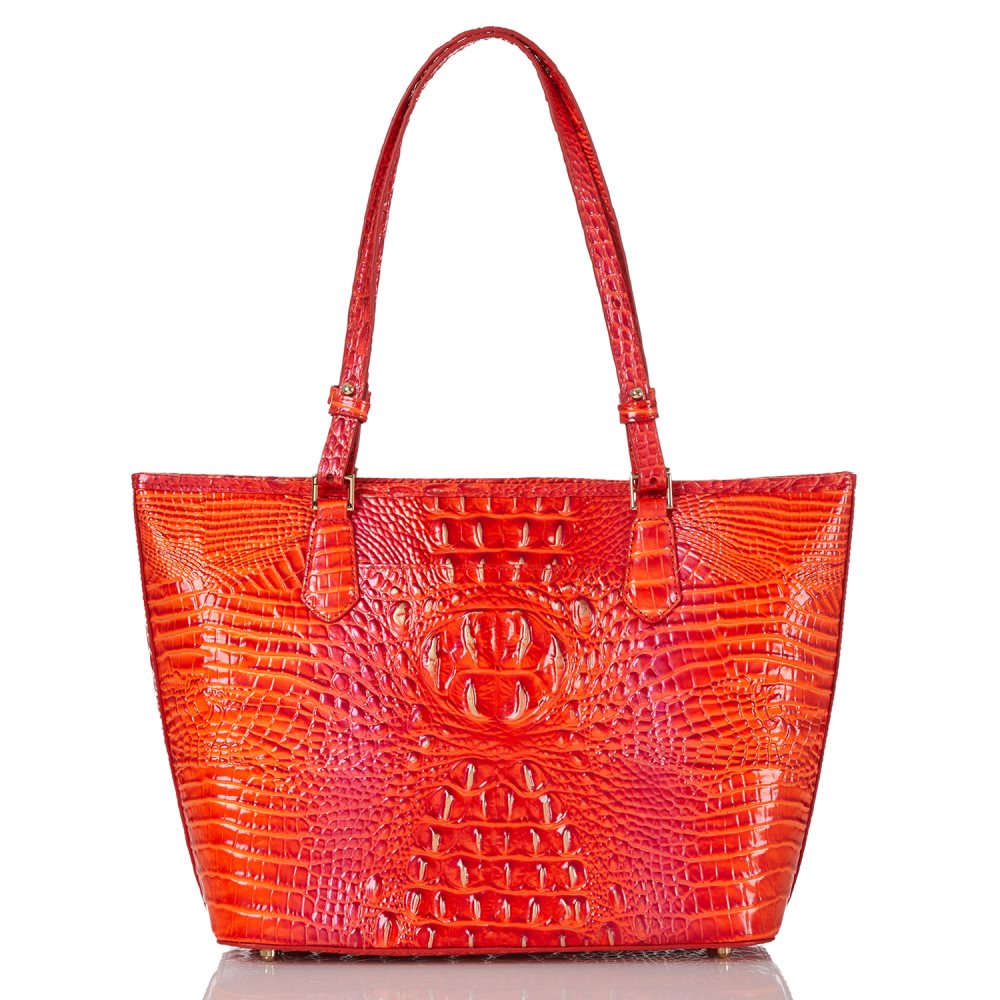Brahmin Medium Asher Flame Melbourne ID:Brahmin-202740